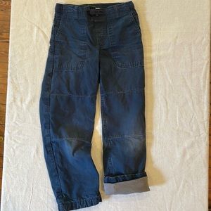 Lined navy pants from Lands End